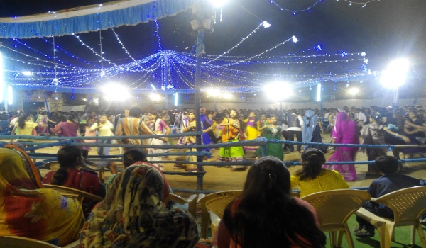 Garba at ram jharokha on Thursday night...live pice