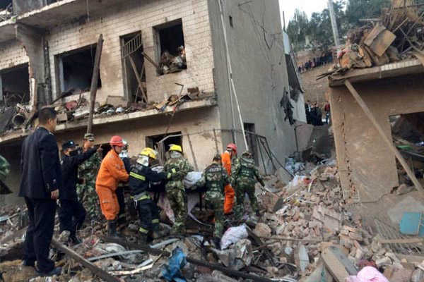 चीन में शक्तिशाली विस्फोट में 14 मरे, 147 लोग घायल