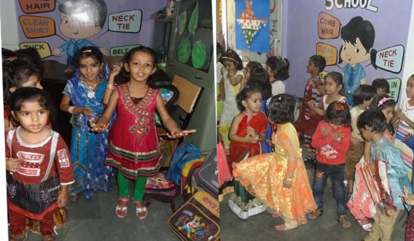 Diwali festival celebrated in HKH public school ajmer