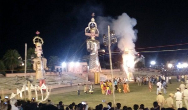 dussehra 2016 : Vijayadashami celebrations in ajmer, Ravan effigy burn