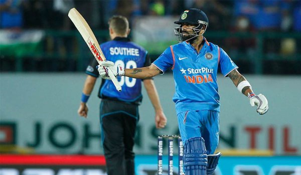 धर्मशाला वनडे : 6 विकेट से जीता भारत, कोहली ने मारा जीत का छक्का