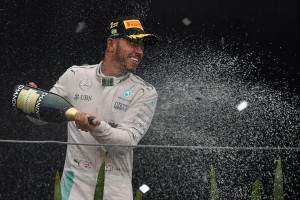 Hamilton won the Brazilian Grand Prix title