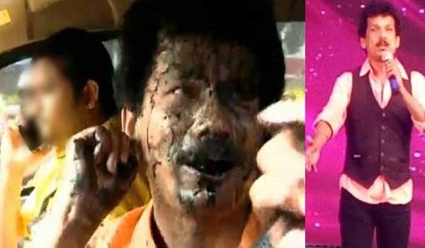 ओडिया फिल्म के हास्य अभिनेता पपु पमपम पर कालीख पोती
