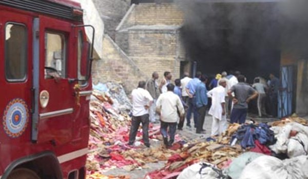 पानीपत के धागा कारखाने में आग, सात मजदूर जिंदा जले