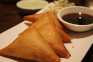 Instant breakfast breads made samosa