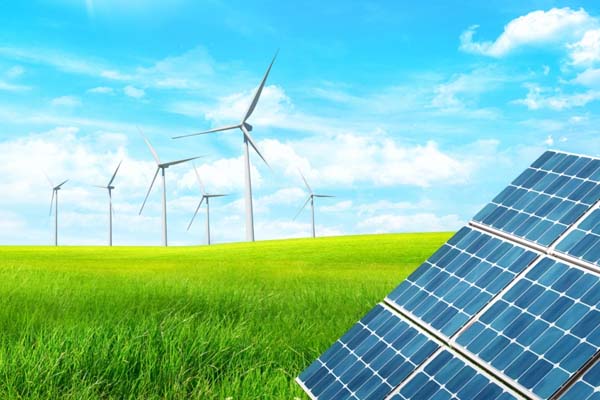 हरित ऊर्जा संबंधी गतिविधियों का जोर
