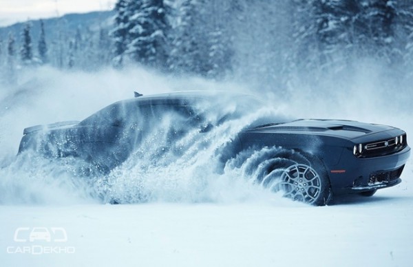 Mustang GT competing Dodge Challenger, was equipped with all-wheel drive