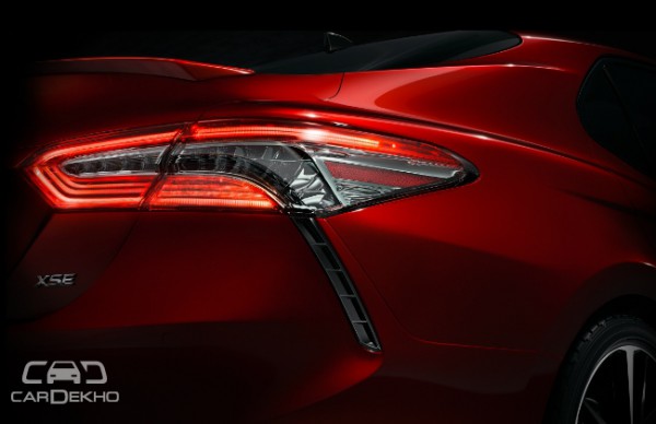 Toyota showed a glimpse of the new Camry