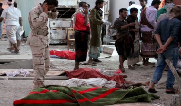 यमन में आत्मघाती हमले में 43 सैनिकों की मौत