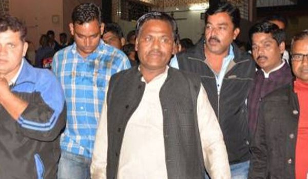 भाजपा विधायक रामपाल मेघवाल पर फेंकी कालिख