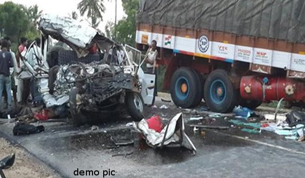 पाली : दुल्हन समेत एक ही परिवार के 6 लोगों की सड़क हादसे में मौत
