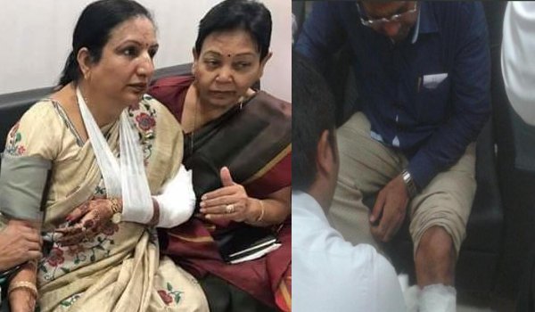 गुजरात विधानसभा में बीजेपी-कांग्रेस के विधायकों में मारपीट गुजरात विधानसभा में बीजेपी-कांग्रेस के विधायकों में मारपीट