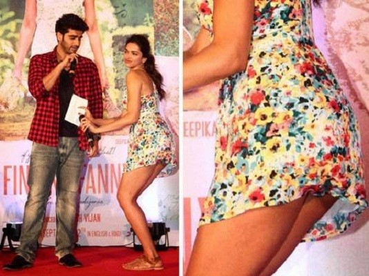 deepika-padukone-oops-moment-at-finding-fanny-song-launch