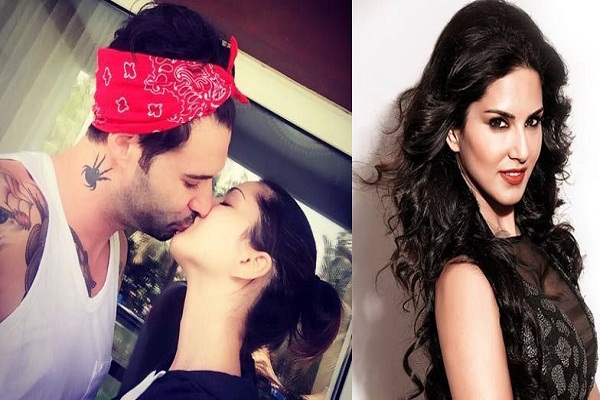 OMG..सोशल मीडिया पर वायरल हुई सनी लियॉन और उनके पति की Kiss करते हुए फोटो, अकेले में देखें