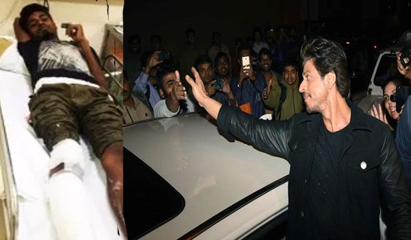शाहरुख खान की कार से टकराकर फोटोग्राफर घायल शाहरुख खान की कार से टकराकर फोटोग्राफर घायल