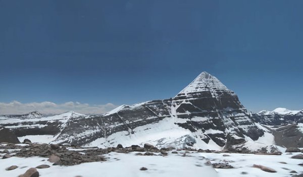 Kailash Mansarovar yatra Marg covered with snow