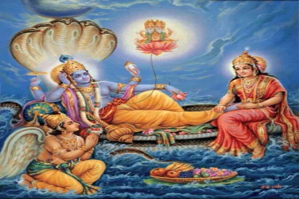 Lord Vishnu why sleeps to go on the remaining serpents