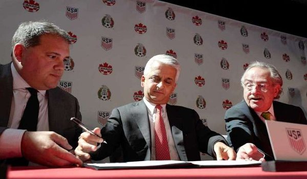 अमरीका, कनाडा, मैक्सिको 2026 फीफा विश्वकप होड़ में