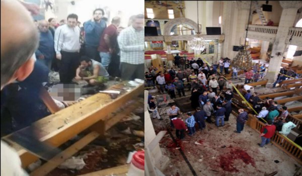 मिस्र में चर्च के पास बम विस्फोट, 26 मरे, 50 घायल