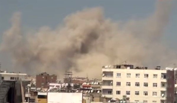 तुर्की का दियारबाकिर शहर विस्फोट से दहला