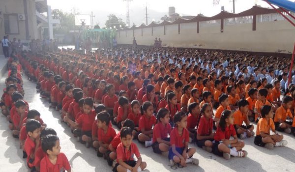 Swearing-in ceremony of houses in HKH Public School Vaishali nagar ajmer