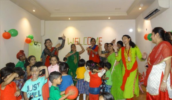 Swearing-in ceremony of houses in HKH Public School Vaishali nagar ajmer