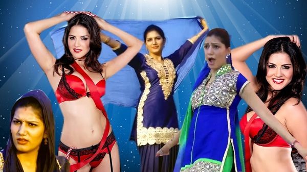 Viedo: sapna choudhary vs sunny leone देखिये क्या हुआ धमाल 