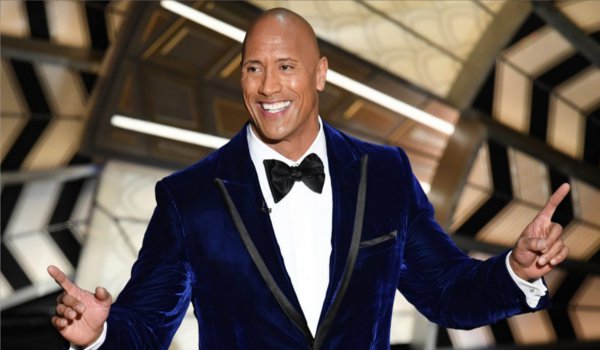 rock the vote : Dwayne Johnson says running for president is real possibility