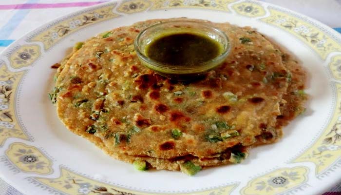 palak methi parathe recipe in hindi