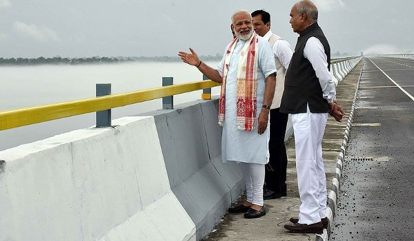 मोदी सरकार के 3 साल : भूपेन हजारिका होगा धोला-सदिया पुल का नाम मोदी सरकार के 3 साल : भूपेन हजारिका होगा धोला-सदिया पुल का नाम