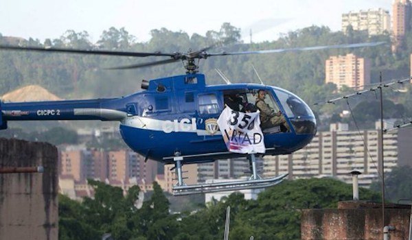 वेनेजुएला में सर्वोच्च न्यायालय पर हेलीकॉप्टर से हमला