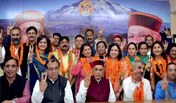 शिमला नगर निगम चुनाव में भाजपा की जीत