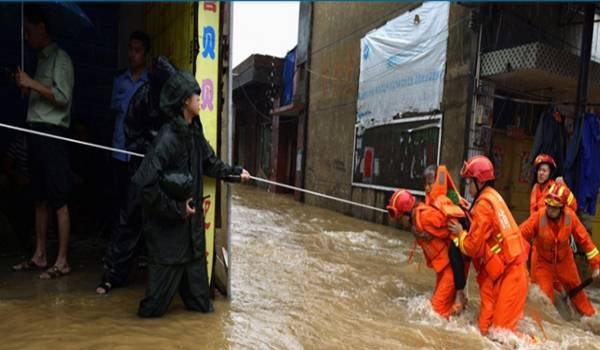चीन में बाढ़ ने ली 28 लोगों की जान, 16 लापता