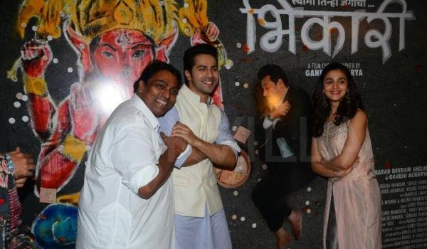 Varun Dhawan and Alia Bhatt launch ganesh acharya film Bhikari's music