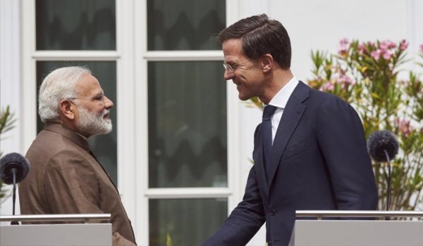 वैश्विक मुद्दों पर भारत, नीदरलैंड्स की सोच समान : मोदी वैश्विक मुद्दों पर भारत, नीदरलैंड्स की सोच समान : मोदी