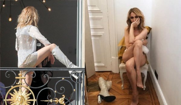 Celine Dion goes nude for Vogue, Katy Perry stalks her in Paris