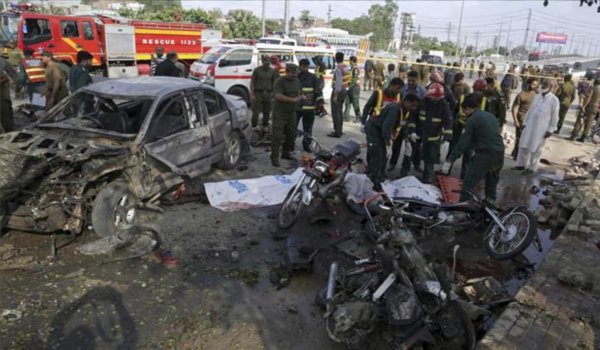 लाहौर में बम विस्फोट, 26 मरे, 58 घायल