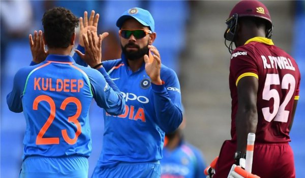 Antigua 3rd ODI : भारत की वेस्टइंडीज पर 93 रनों से जीत