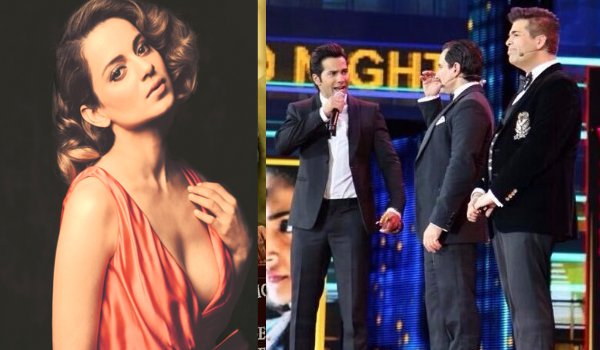 IIFA awards 2017 : Karan Johar, Varun Dhawan And Saif Ali Khan Take An Open Dig At Kangana ranaut