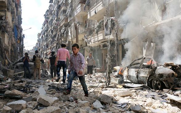 सीरिया में हवाई हमले में 60 नागरिकों की मौत