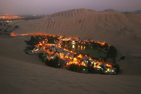 You will also be able to see this village in the middle of a quiet desert