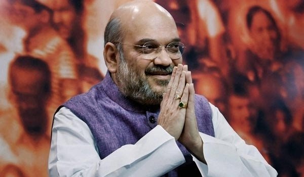 BJP Chief अमित शाह का भोपाल में जोरदार स्वागत, बैठकें शुरू