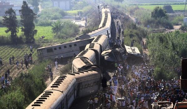 मिस्र में दो ट्रेनों में भिडंत, 41 की मौत,180 से अधिक घायल