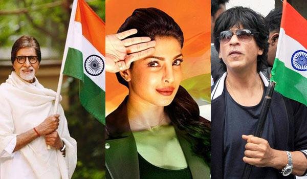 बॉलीवुड सितारों ने दी स्वतंत्रता दिवस की बधाई