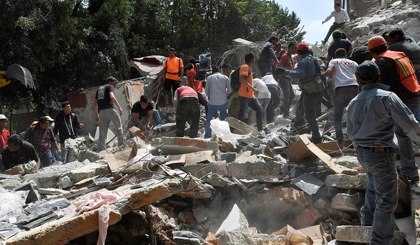 मेक्सिको में 7.1 तीव्रता के भूकंप से 220 से अधिक की मौत