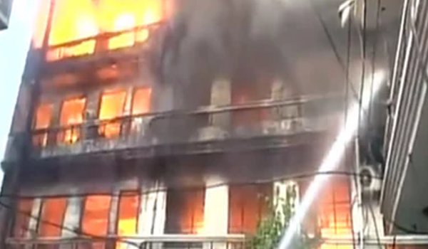 लुधियाना : होजरी फैक्ट्री में भीषण आग, लाखों का नुकसान