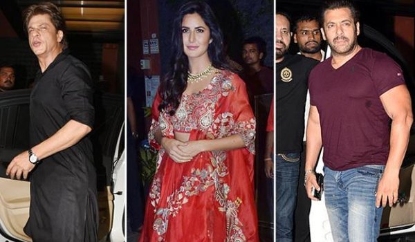 Salman Khan, SRK, Riteish Deshmukh attend Arpita's Diwali bash