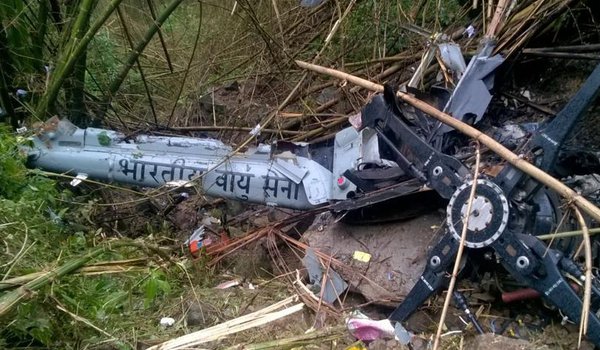 वायुसेना का हेलीकॉप्टर चीन सीमा के पास दुर्घनाग्रस्त, 7 की मौत
