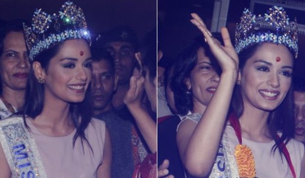 Thanks For Showering Me With Love : Manushi Chillar