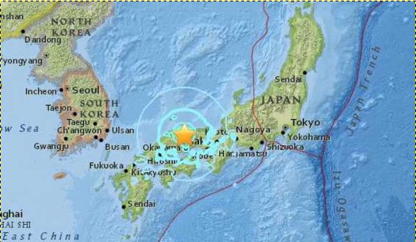 जापान के होक्काइदो प्रांत में भूकंप के झटके